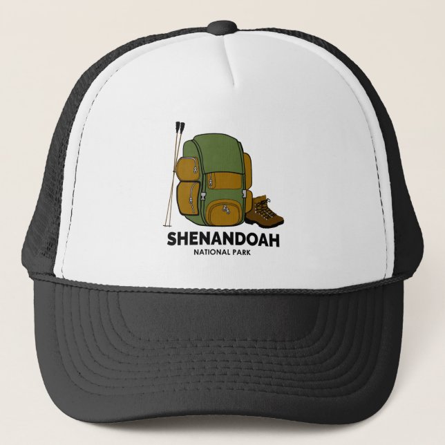 Shenandoah National Park Backpack Trucker Hat (Front)