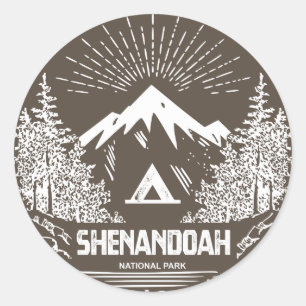Shenandoah National Park Classic Round Sticker