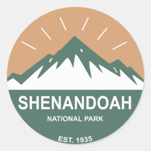 Shenandoah National Park Classic Round Sticker