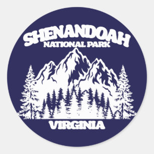 Shenandoah National Park Classic Round Sticker