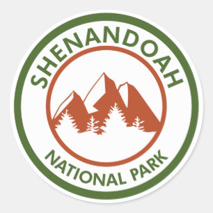 Shenandoah National Park Classic Round Sticker