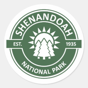 Shenandoah National Park Classic Round Sticker