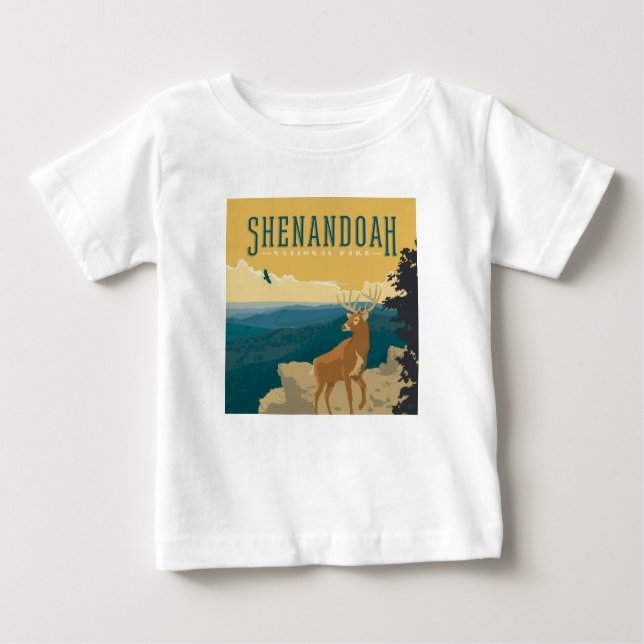 Shenandoah National Park | Deer Baby T-Shirt (Front)