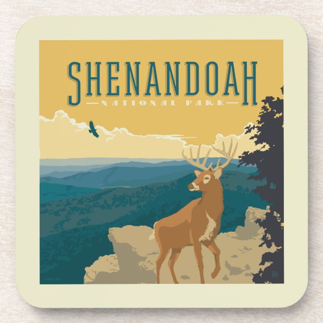 Shenandoah National Park | Deer Coaster (Front)