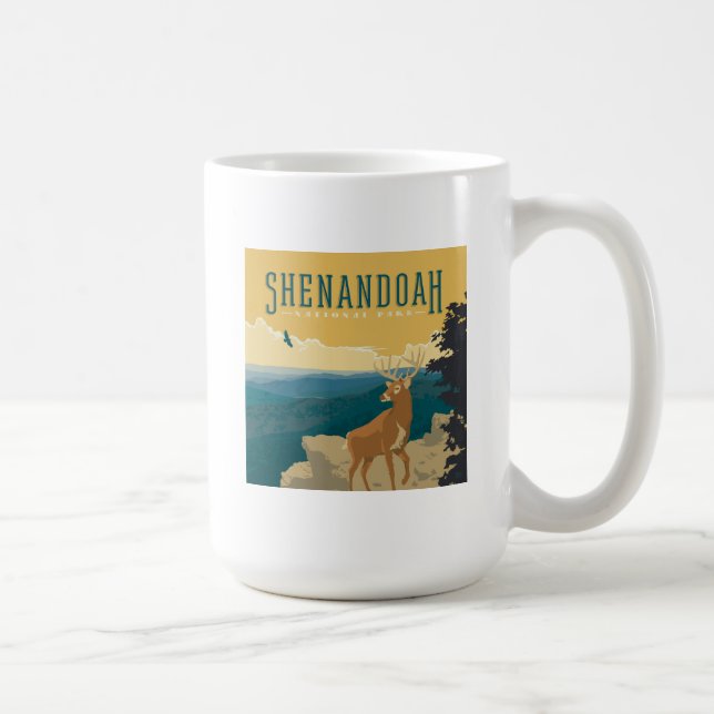 Shenandoah National Park | Deer Coffee Mug (Right)