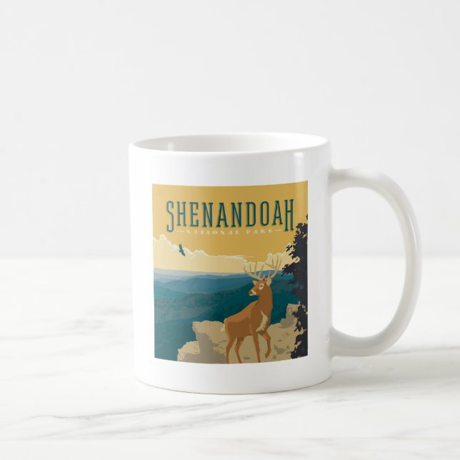 Shenandoah National Park | Deer Coffee Mug (Right)
