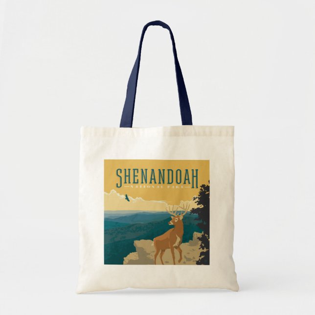 Shenandoah National Park | Deer Tote Bag (Front)