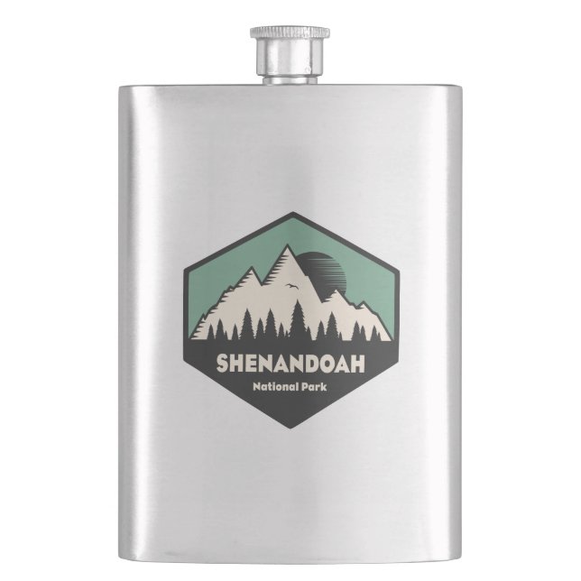 Shenandoah National Park Hip Flask (Front)