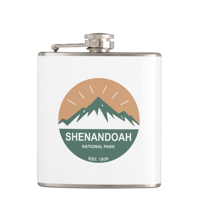 Shenandoah National Park Hip Flask (Front)