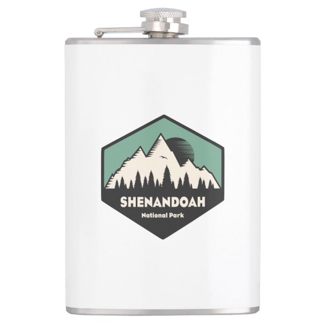 Shenandoah National Park Hip Flask (Front)