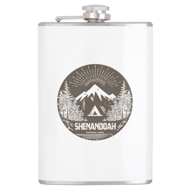 Shenandoah National Park Hip Flask (Front)