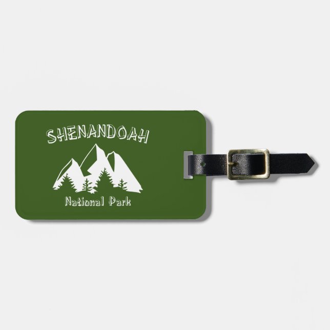 Shenandoah National Park Luggage Tag (Front Horizontal)