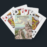 Shenandoah National Park Playing Cards<br><div class="desc">A beautiful retro poster from Shenandoah National Park repurposed!</div>