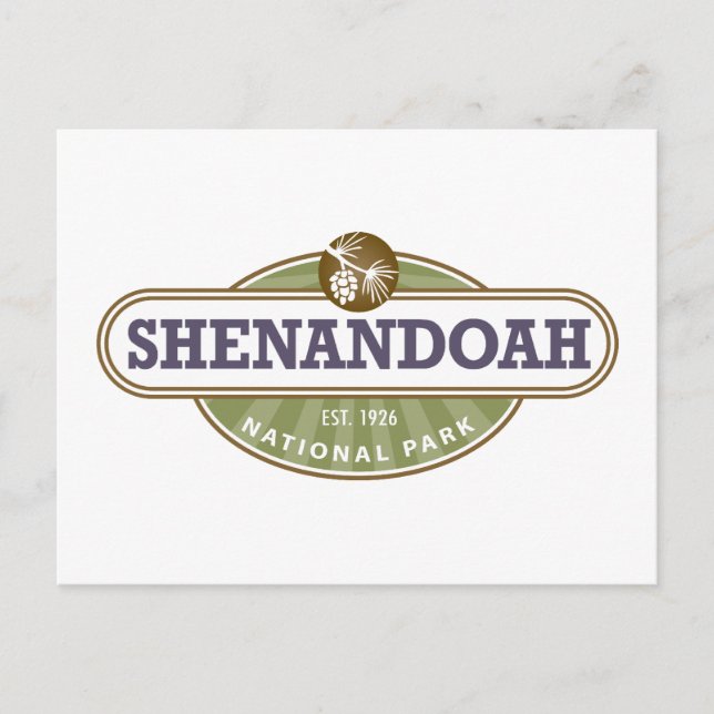 Shenandoah National Park Postcard (Front)