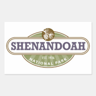 Shenandoah National Park Rectangular Sticker