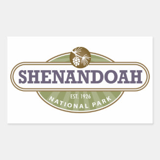 Shenandoah National Park Rectangular Sticker