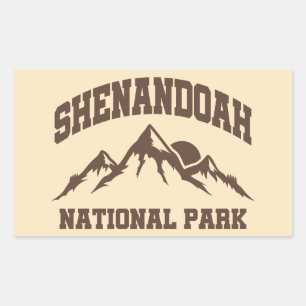 Shenandoah National Park Rectangular Sticker