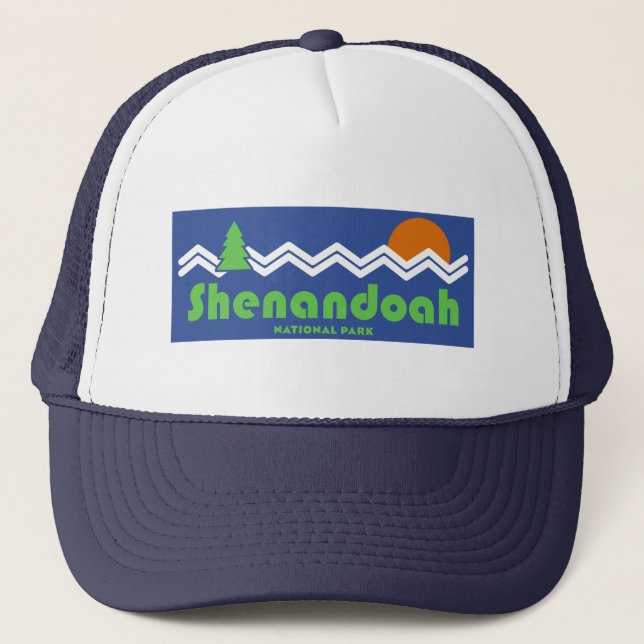 Shenandoah National Park Retro Trucker Hat (Front)