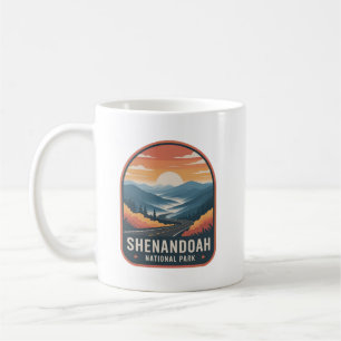 Shenandoah National Park Scenic Drive Badge Coffee Mug