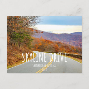 Shenandoah National Park Skyline Drive Postcard
