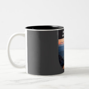 Shenandoah National Park Sunset Virginia Two-Tone Coffee Mug