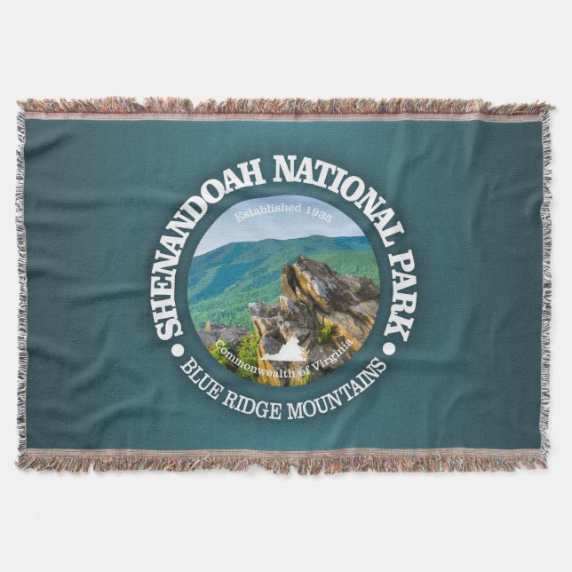 Shenandoah National Park Throw Blanket (Front)