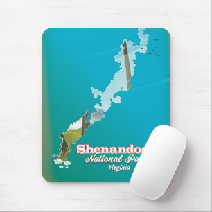 Shenandoah National Park travel poster. Mouse Pad