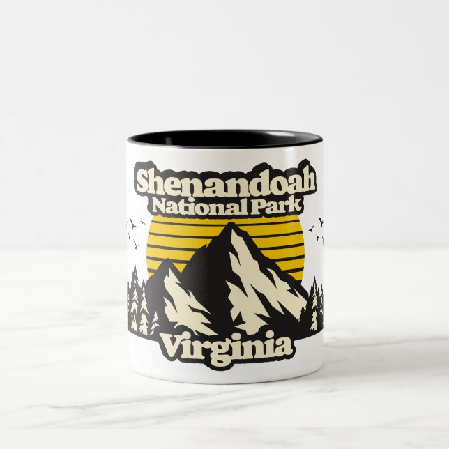 Shenandoah National Park Two-Tone Coffee Mug (Center)