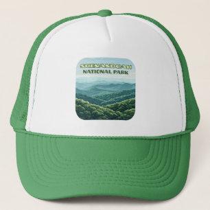 Shenandoah National Park Virginia Blue Ridge Retro Trucker Hat