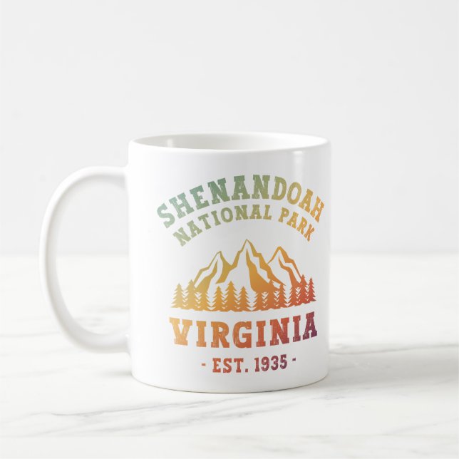 Shenandoah National Park Virginia USA Coffee Mug (Left)