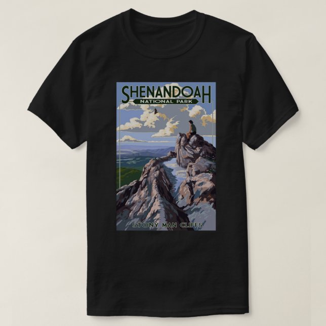 Shenandoah National Park Virginia USA - Stony Man  T-Shirt (Design Front)