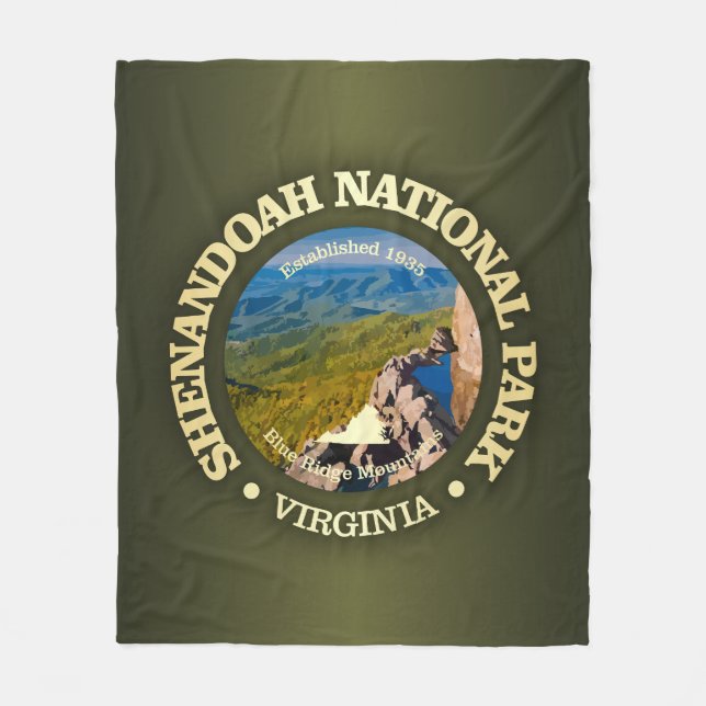 Shenandoah NP2 Fleece Blanket (Front)