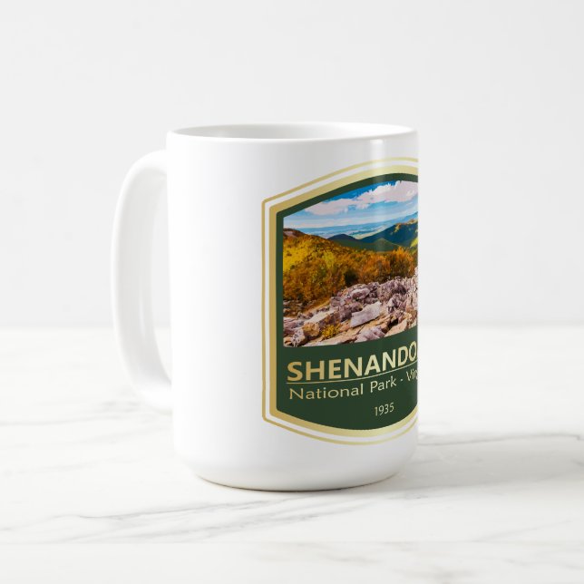 Shenandoah NP (PF1) Coffee Mug (Front Left)