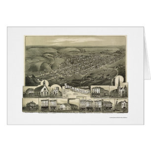 Shenandoah, PA Panoramic Map - 1889