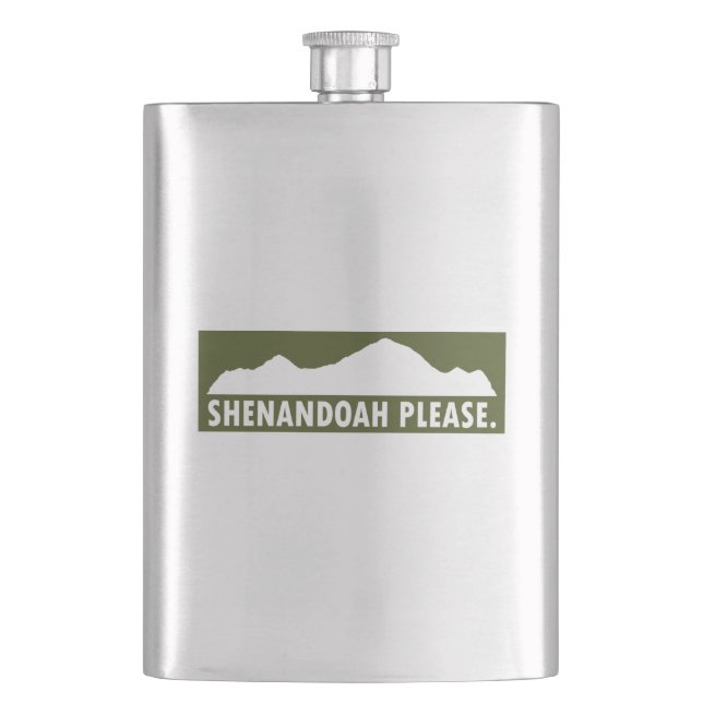 Shenandoah Please Hip Flask (Front)