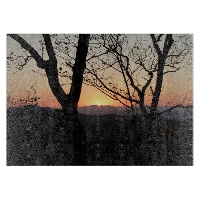 Shenandoah Sunset National Park Landscape Cutting Board (Front)