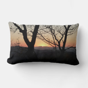 Shenandoah Sunset National Park Landscape Lumbar Cushion
