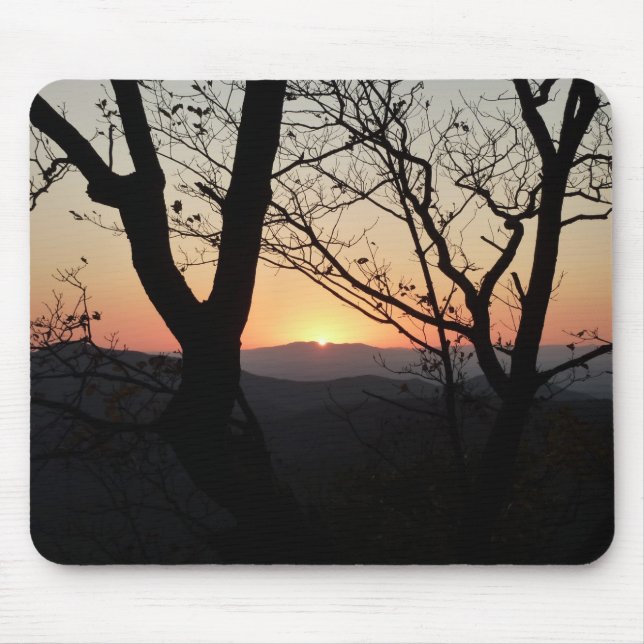 Shenandoah Sunset National Park Landscape Mouse Pad (Front)
