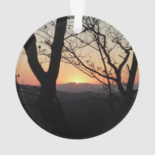 Shenandoah Sunset National Park Landscape Ornament