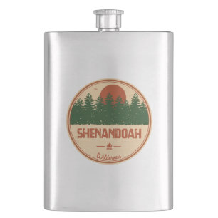 Shenandoah Wilderness Virginia Hip Flask