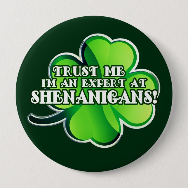 Shenanigan Expert Button (Front)
