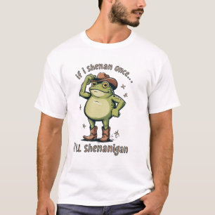 Shenanigan Funny Mental Health Frog T-Shirt