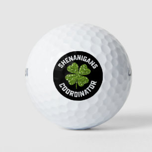 Shenanigans Coordinator Funny St Patrick's Day Golf Balls