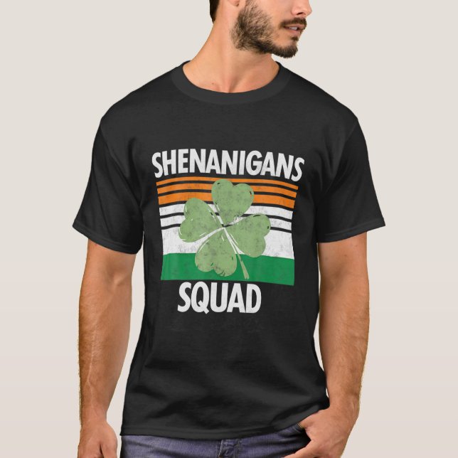 Shenanigans Coordinator Funny St Patricks Day Teac T-Shirt (Front)