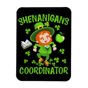 Shenanigans Coordinator Funny Teacher St Patrick's Magnet
