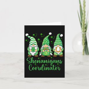 Shenanigans Coordinator Irish Gnomes - St Patricks Card