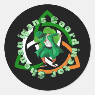 Shenanigans Coordinator st patricks  day Classic Round Sticker