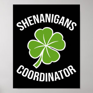 Shenanigans Coordinator St Patrick's Day Poster