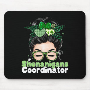 Shenanigans Coordinator St Patricks Day Women 1  Mouse Pad