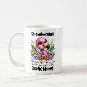 Shenanigans Flamingo Mug